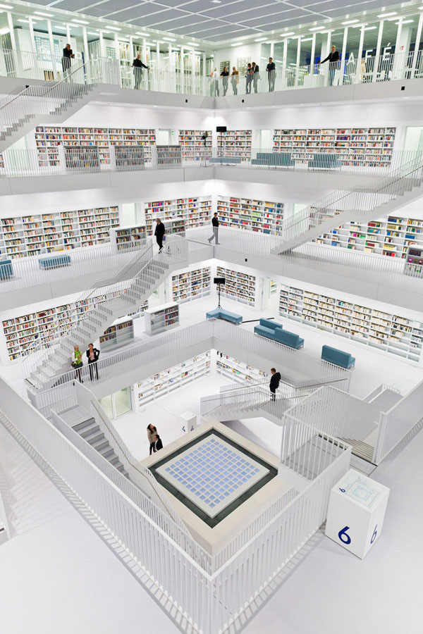 Библиотека Штутгарт-Сити, Штутгарт, Германия