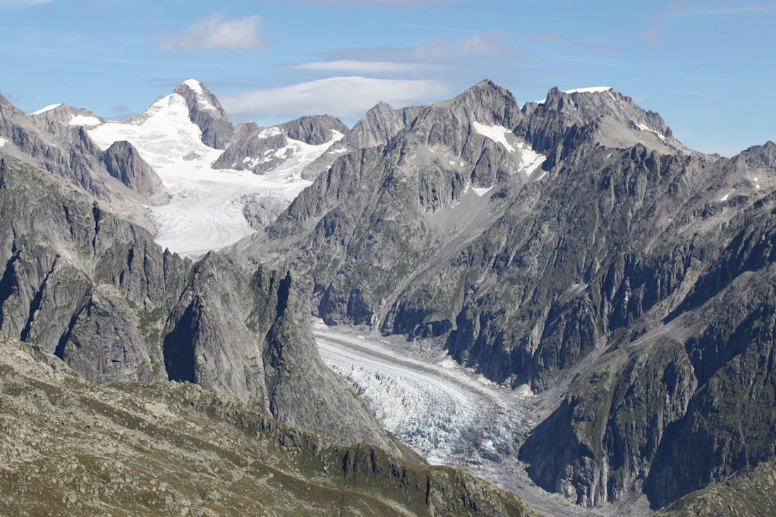 Алеч ледник в Альпах