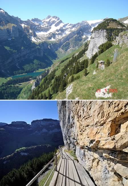 Тропа Ebenalp Path (Швейцария)
