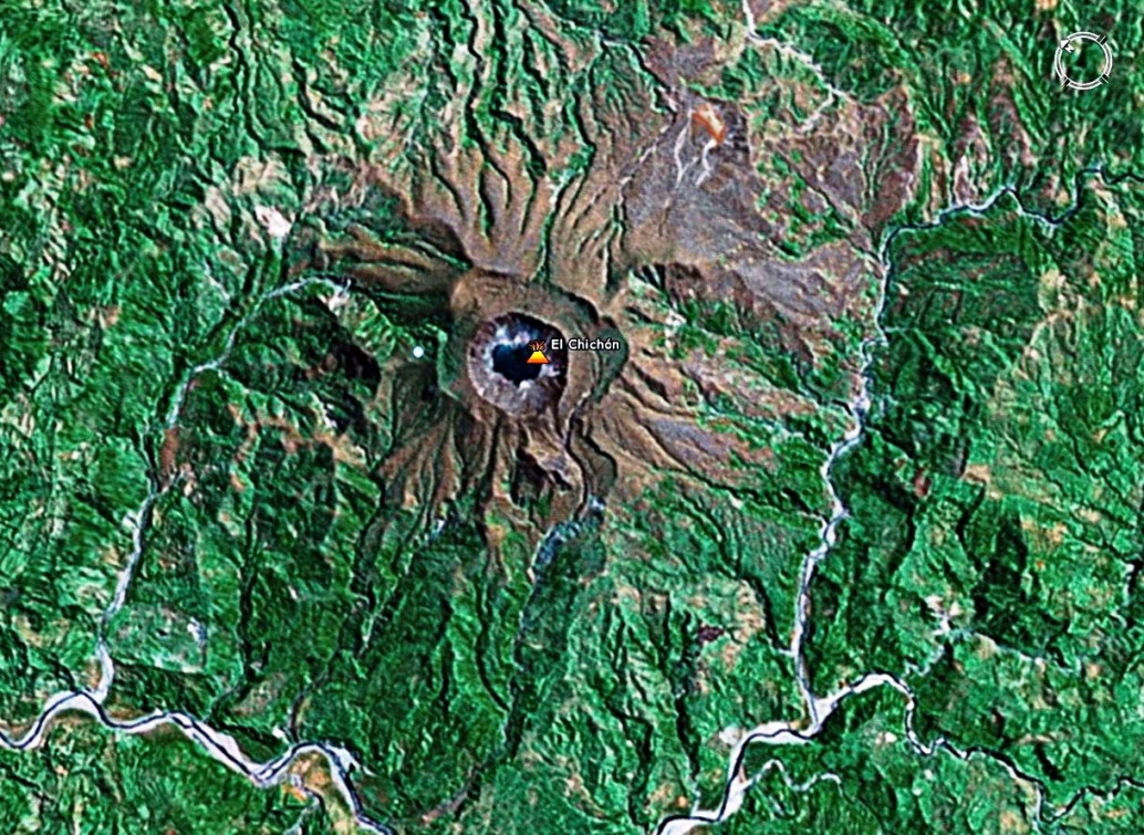 Вулкан Эль-Чичон, Мексика