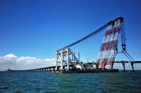 Циндаоский мост через залив