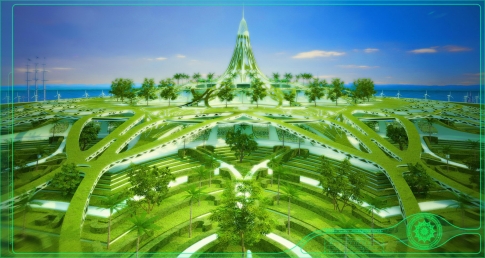 Плавающий эко-город будущего