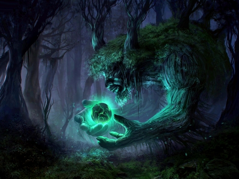 Сказочный лесной дух